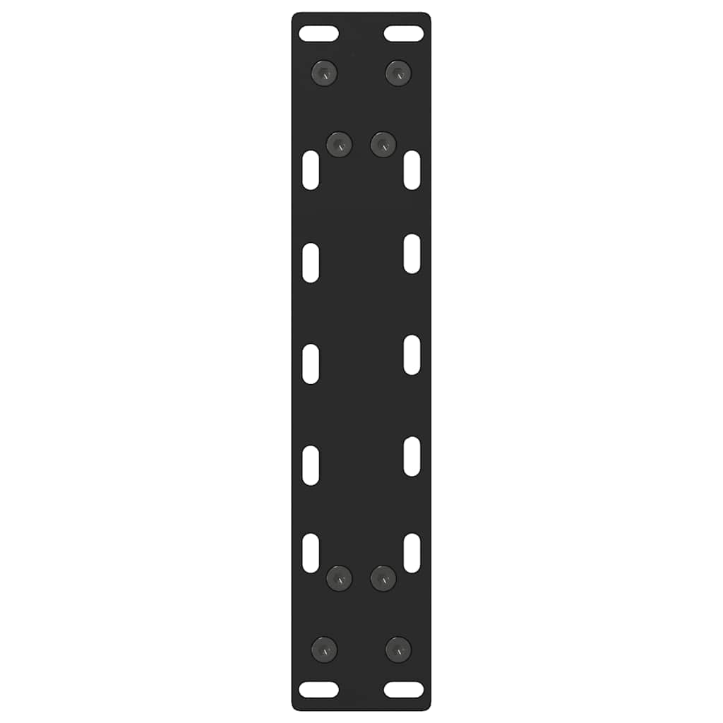 Salongbordben svart 2 stk 40x(30-31) cm stål