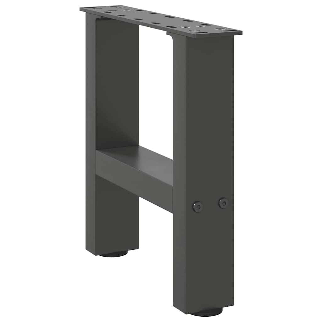 Salongbordben antrasitt 2 stk 40x(30-31) cm stål