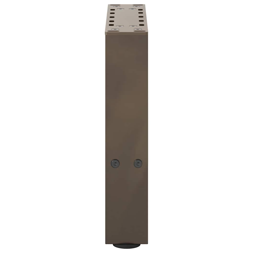 Salongbordben naturstål 2 stk 40x(30-31) cm stål