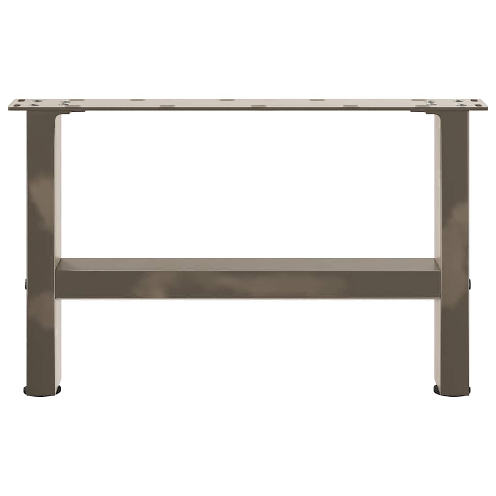 Salongbordben naturstål 2 stk 50x(30-31) cm stål