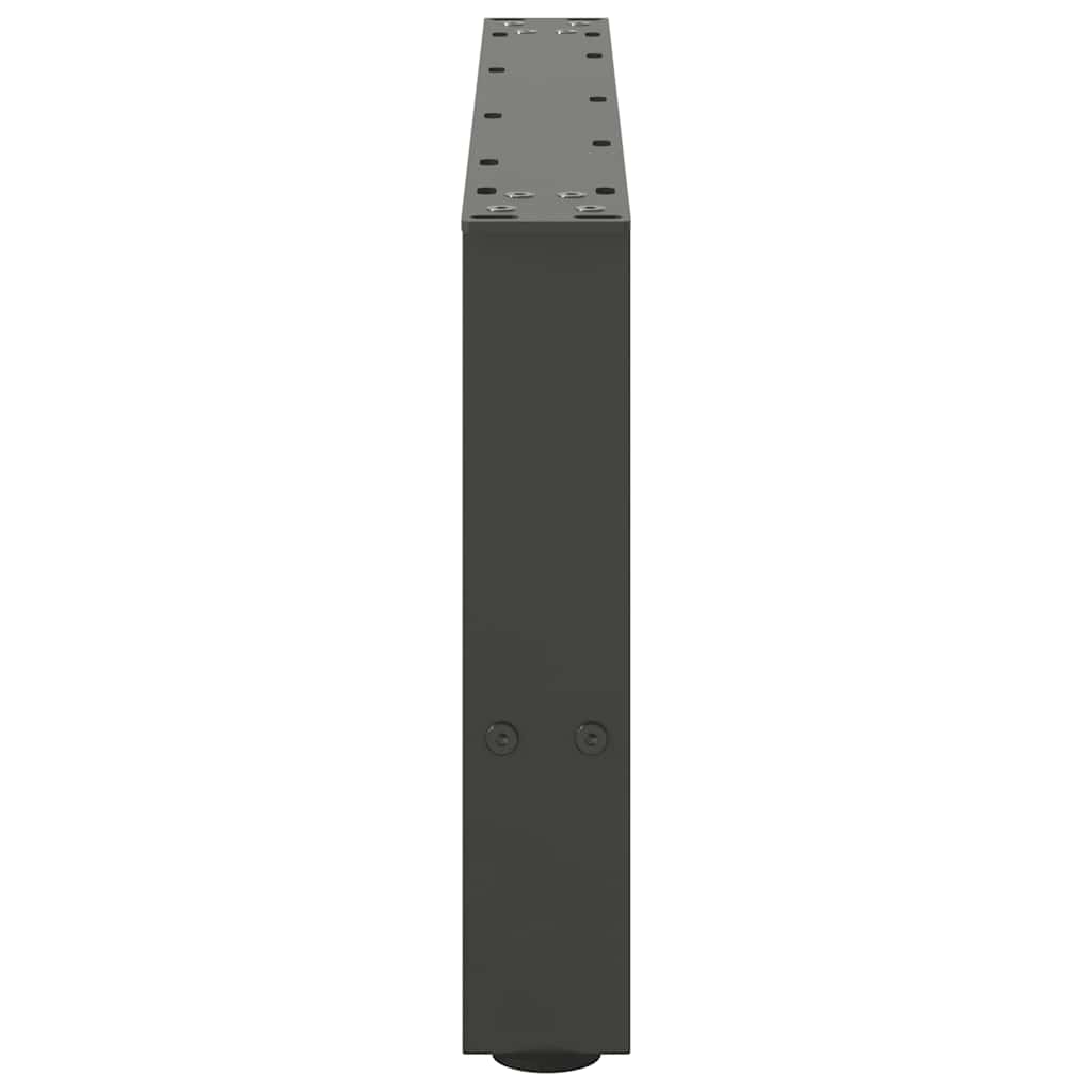 Salongbordben antrasitt 2 stk 60x(30-31) cm stål