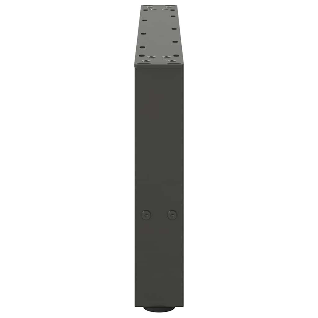 Salongbordben antrasitt 2 stk 70x(30-31) cm stål