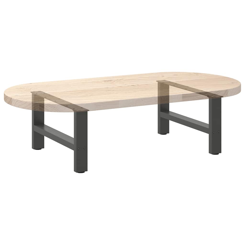 Salongbordben antrasitt 2 stk 70x(30-31) cm stål