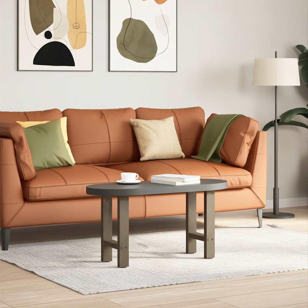 Salongbordben naturstål 2 stk 28 x (42-43) cm stål