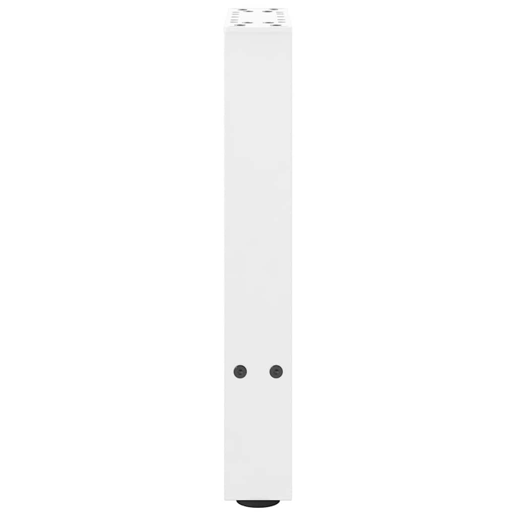 Salongbordben hvite 2 stk 38 x (42-43) cm stål