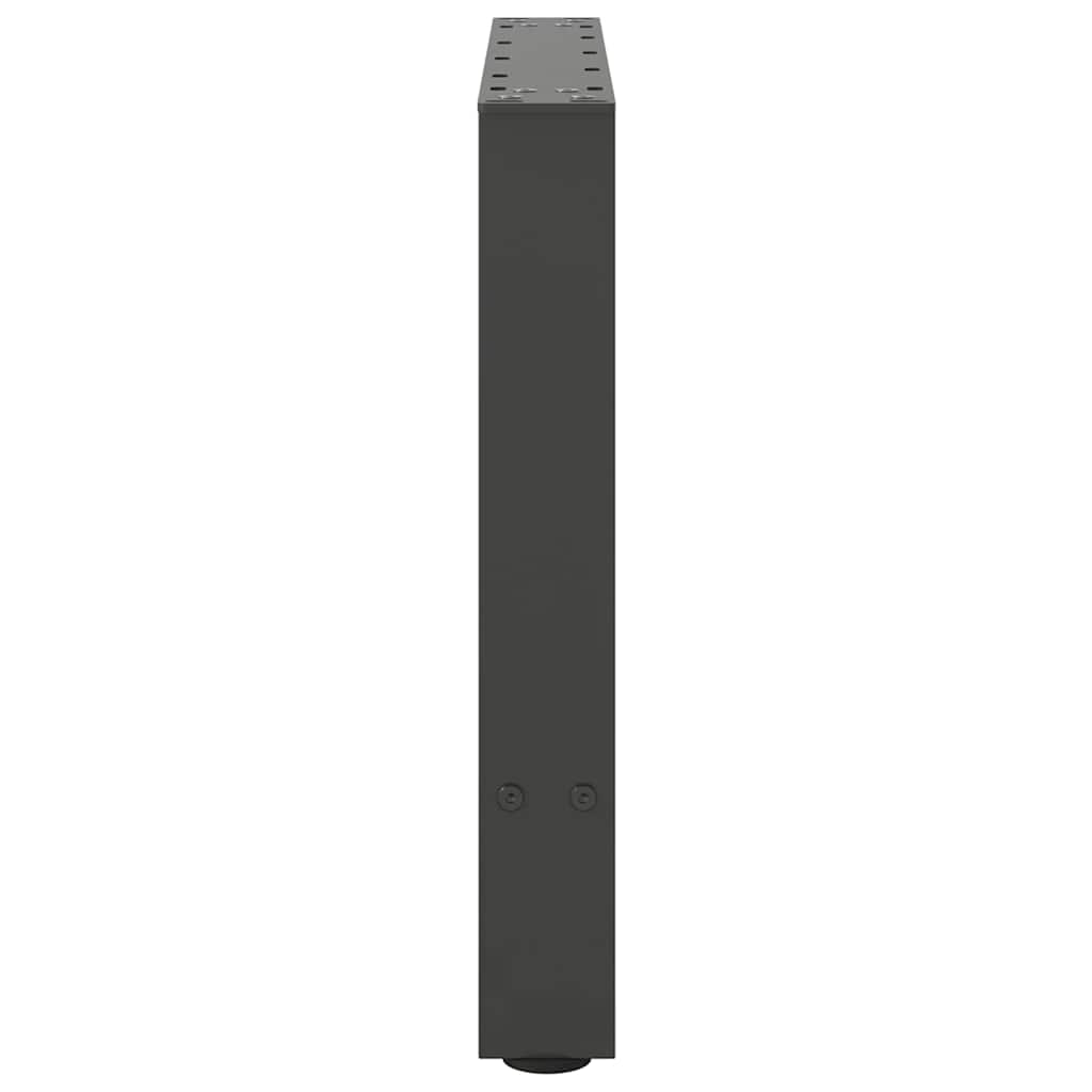 Salongbordben antrasitt 2 stk 60x(42-43) cm stål