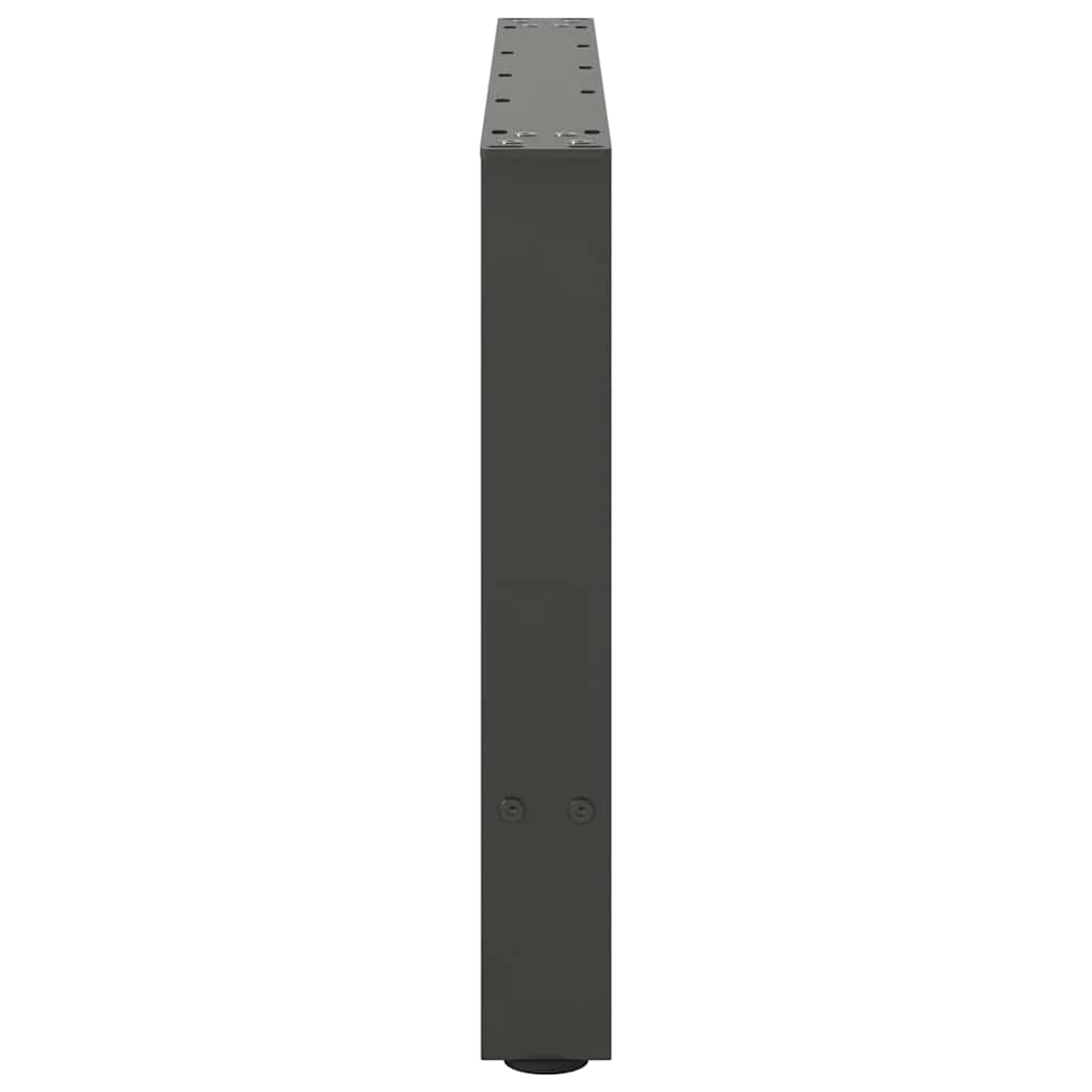 Salongbordben antrasitt 2 stk 70x(42-43) cm stål
