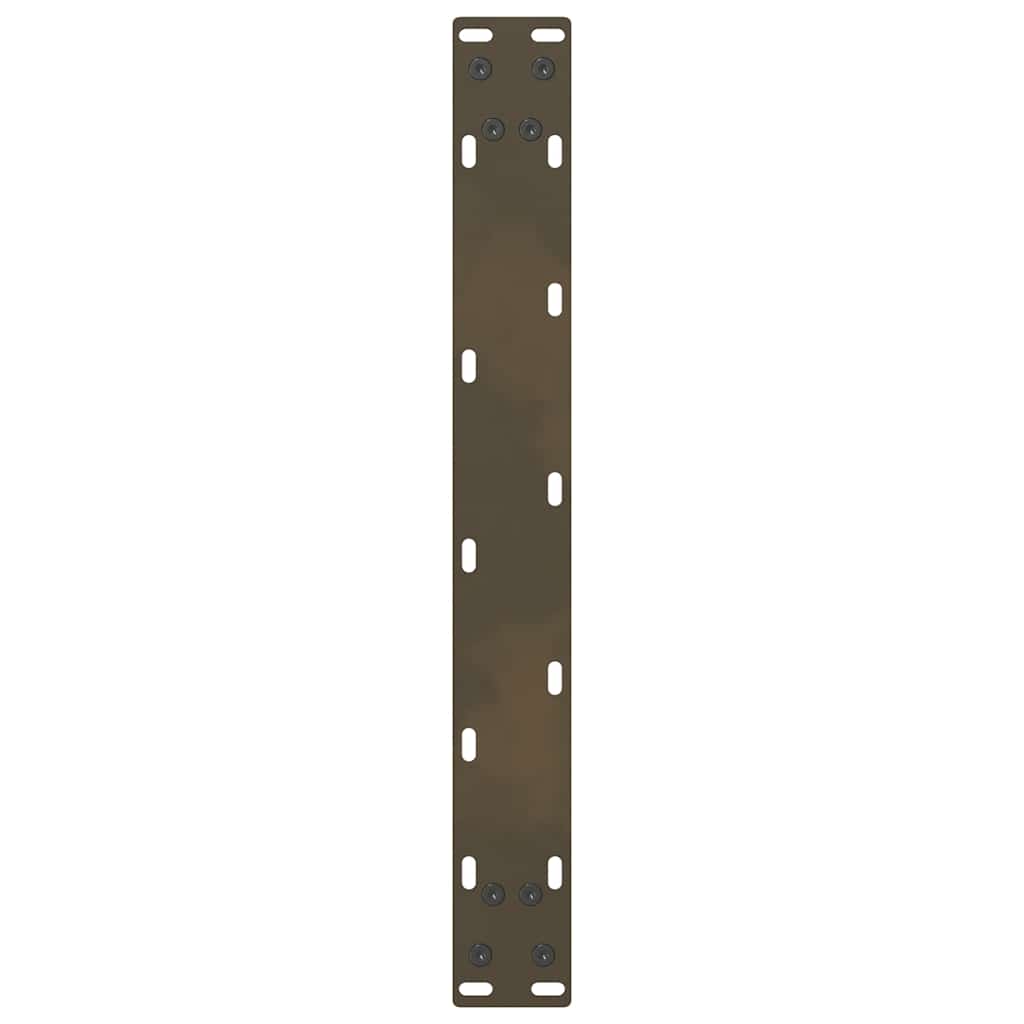Salongbordben naturstål 2 stk 70x(42-43) cm stål