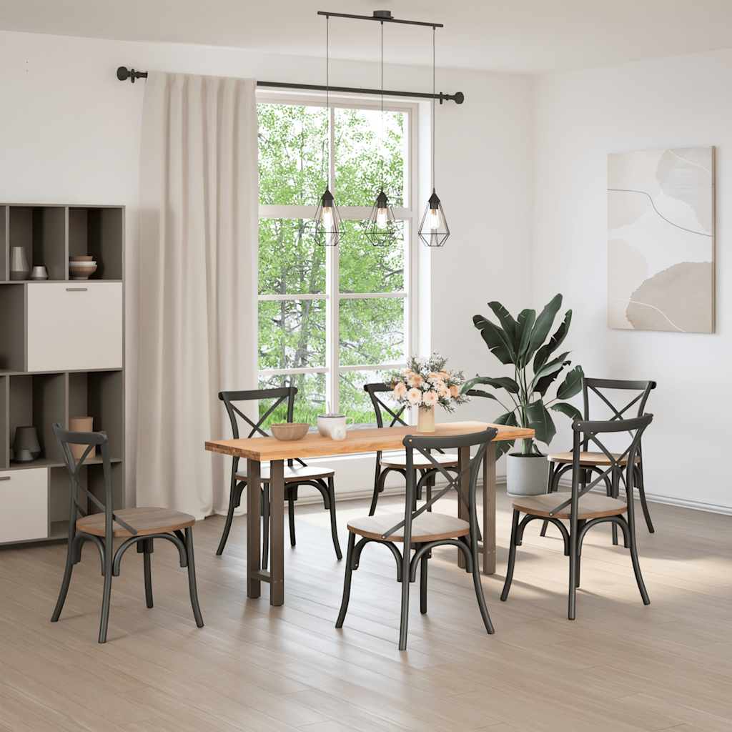 Konsollbordben naturstål 2 stk 38 x (72-73) cm stål