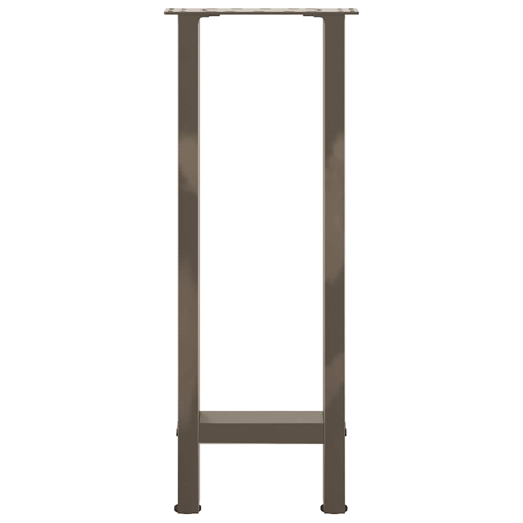 Konsollbordben naturstål 2 stk 38 x (72-73) cm stål