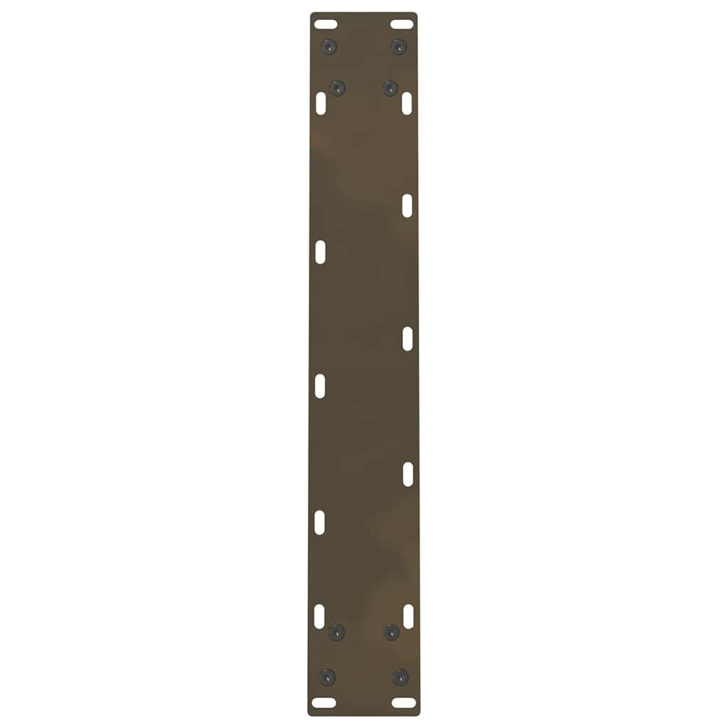 Spisebordben naturstål 2 stk 50x(72-73) cm stål