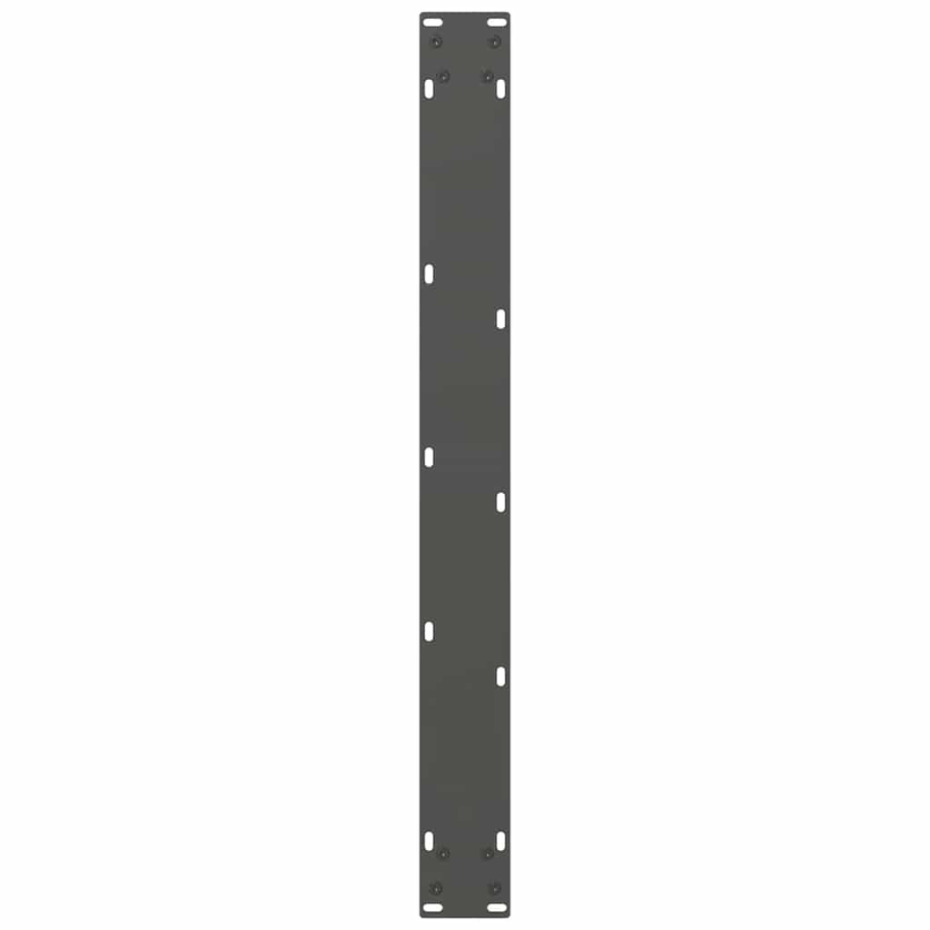 Spisebordben antrasitt 2 stk 70x(72-73) cm stål