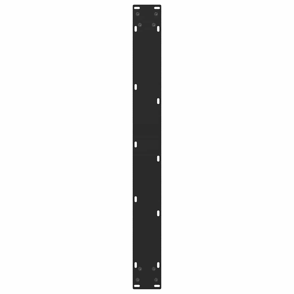 Spisebordben svart 2 stk 80x(72-73) cm stål