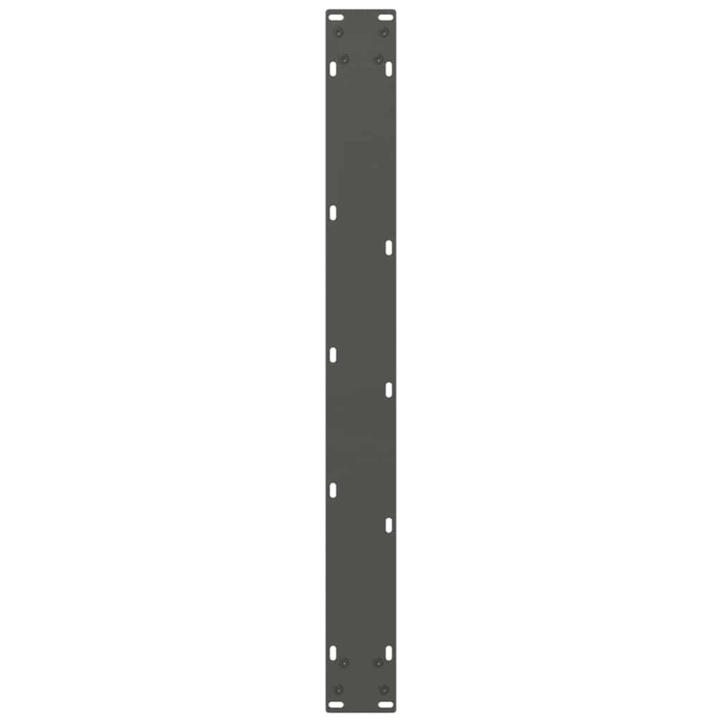 Spisebordben antrasitt 2 stk 80x(72-73) cm stål