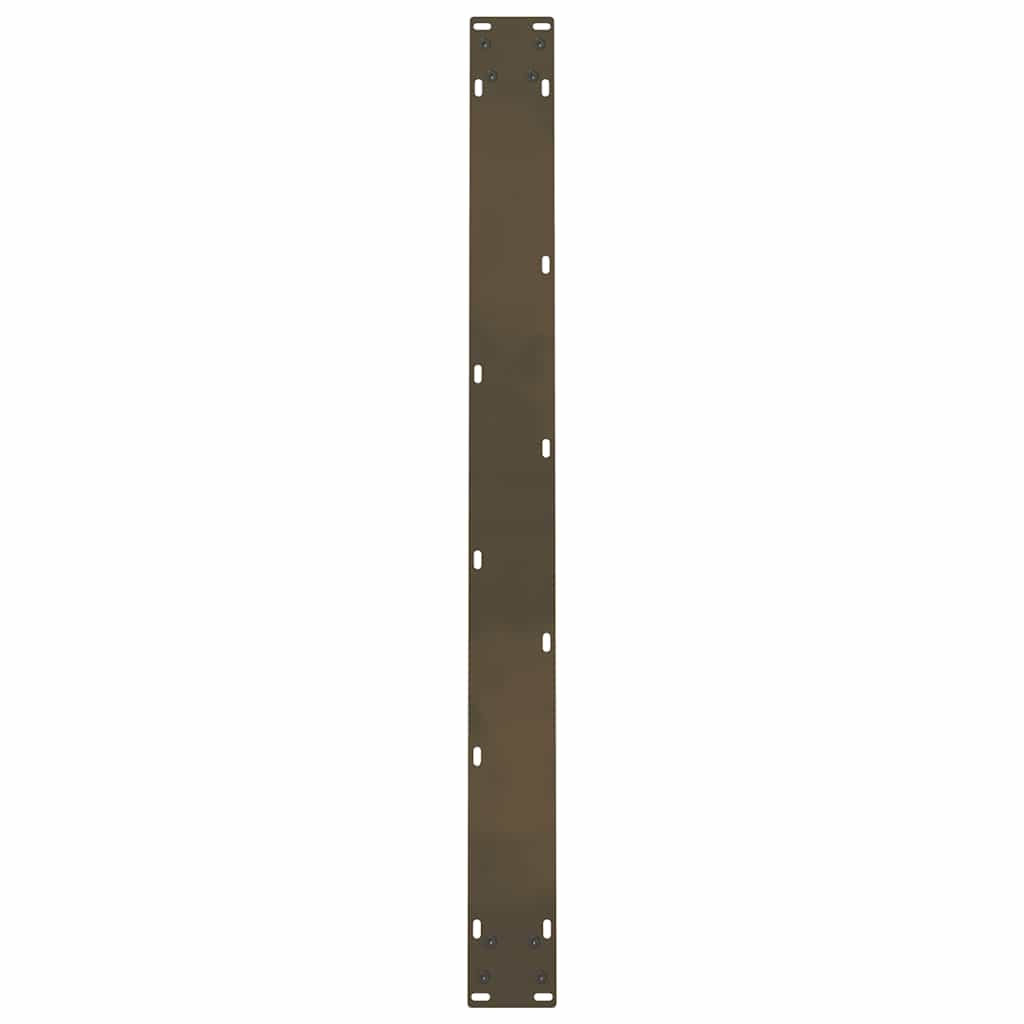Spisebordben naturstål 2 stk 90x(72-73) cm stål
