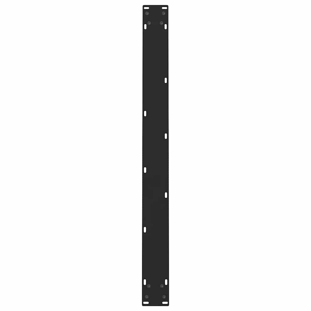 Spisebordben svart 2 stk 100x(72-73) cm stål