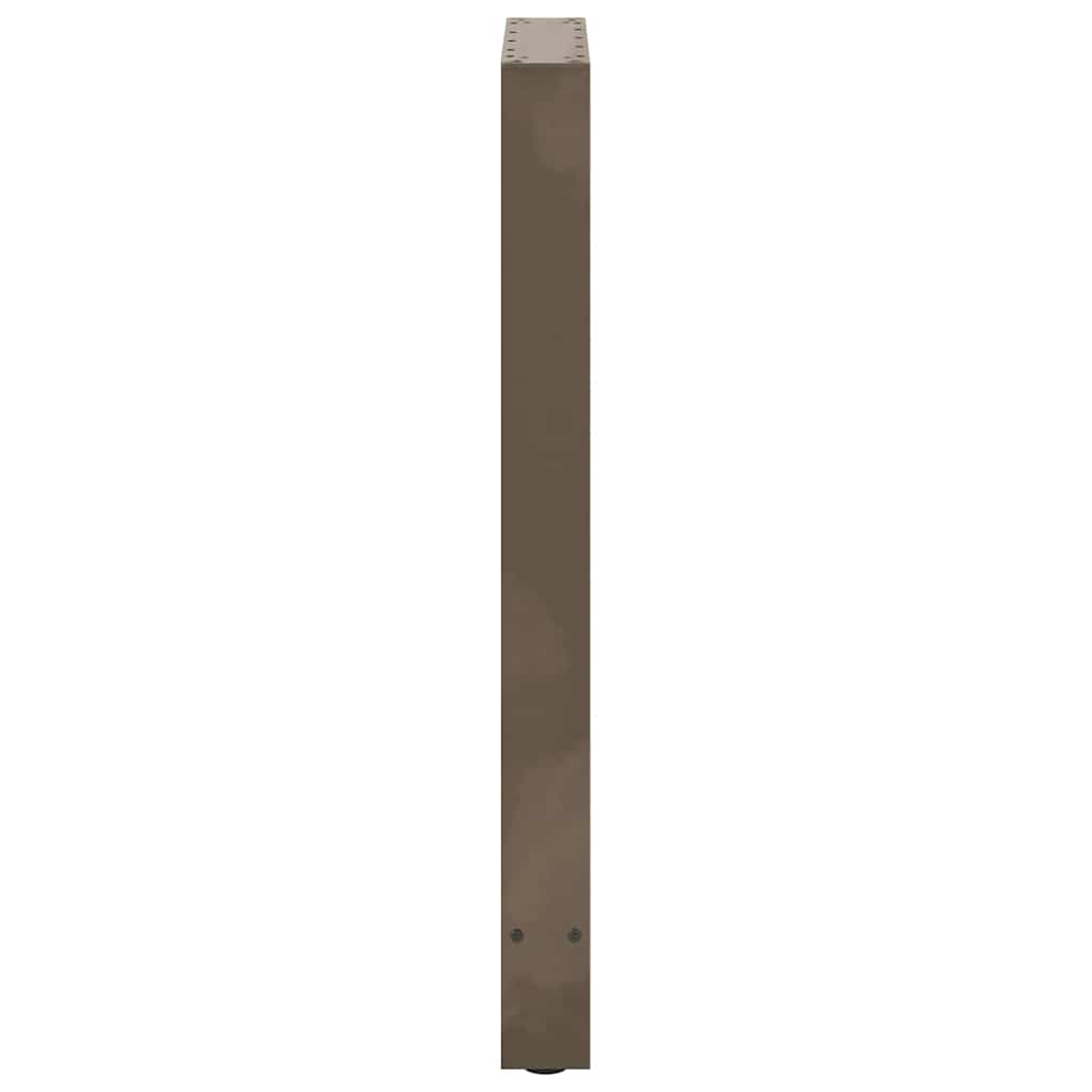 Barbordben naturstål 2 stk 50x(90-91) cm stål