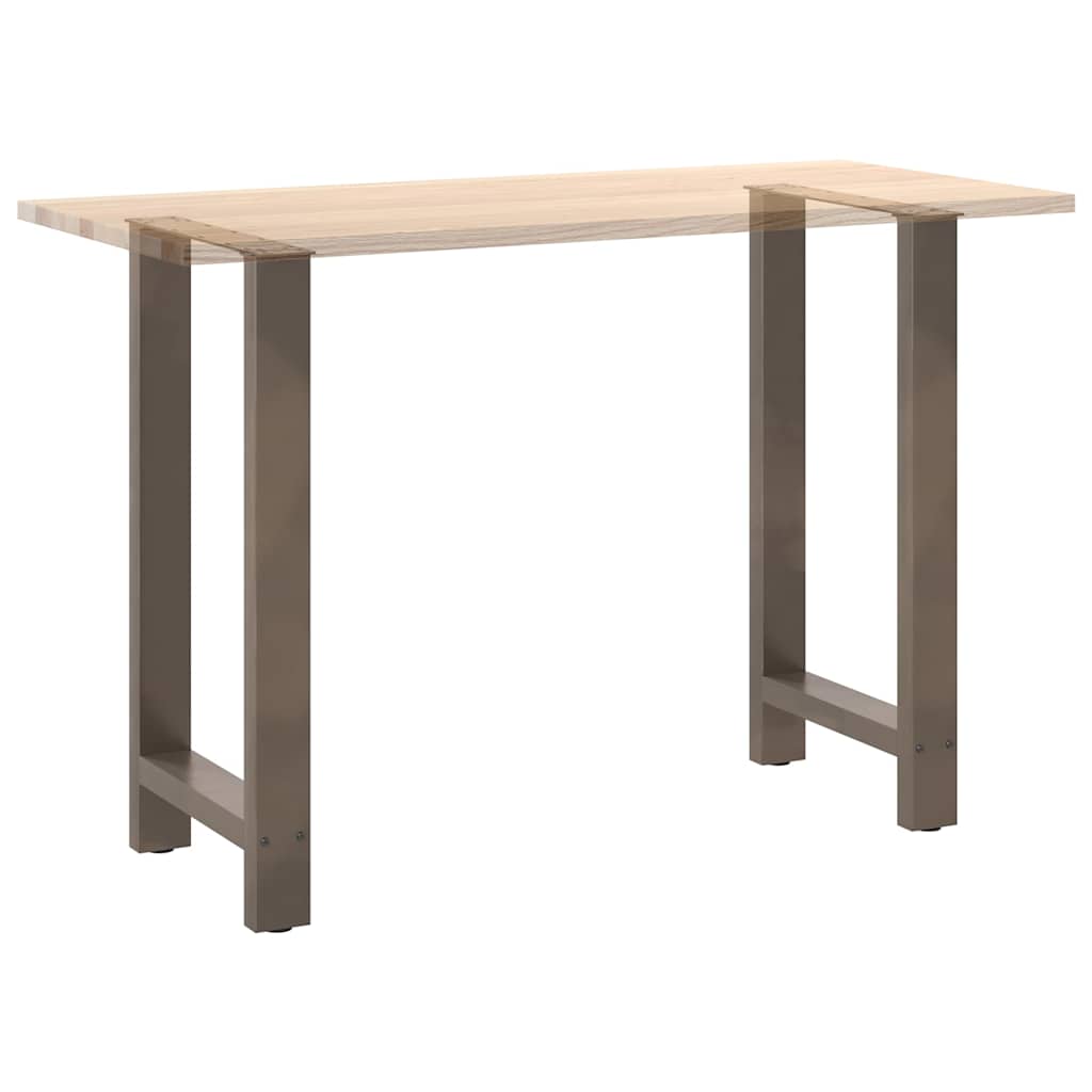 Barbordben naturstål 2 stk 50x(90-91) cm stål