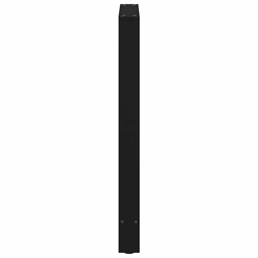 Barbordben svart 2 stk 60x(90-91) cm stål
