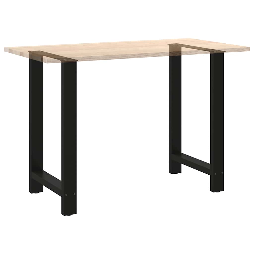 Barbordben svart 2 stk 60x(90-91) cm stål
