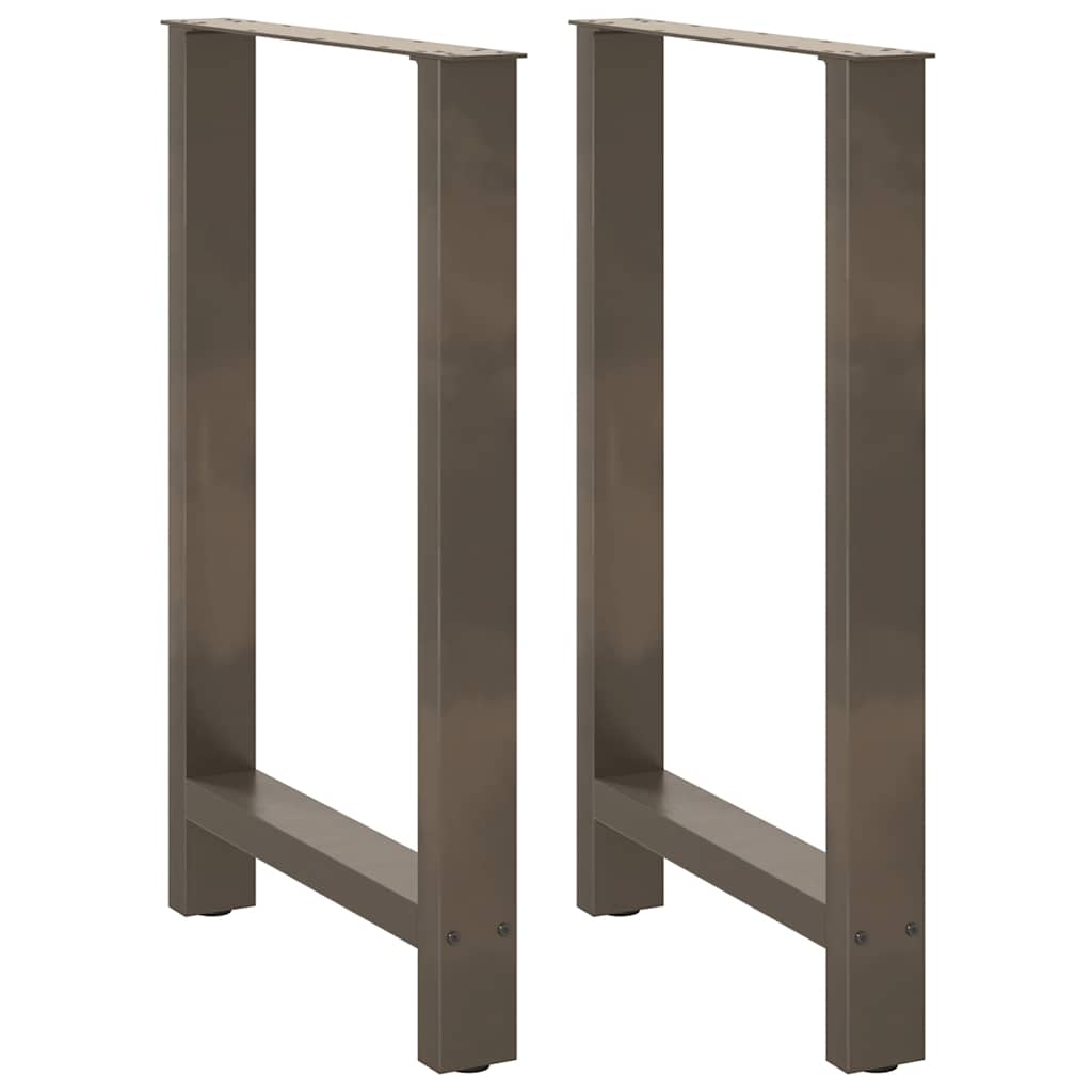 Barbordben naturstål 2 stk 60x(90-91) cm stål