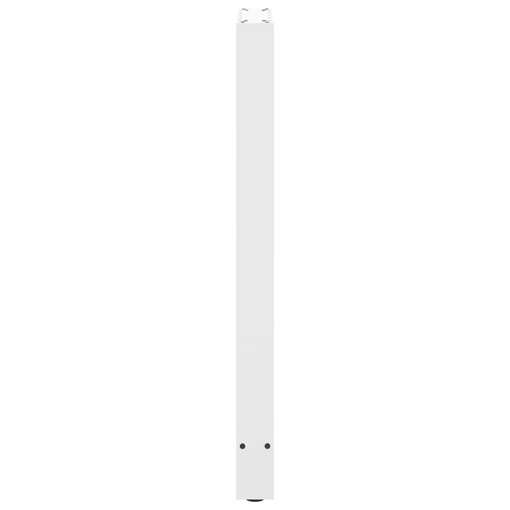 Barbordben hvite 2 stk 50x(100-101) cm stål