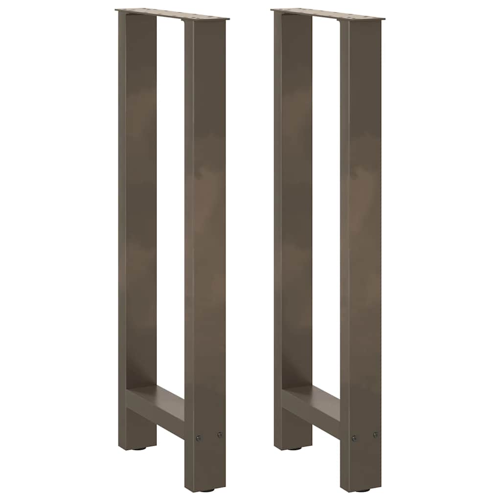Barbordben naturstål 2 stk 50x(100-101) cm stål