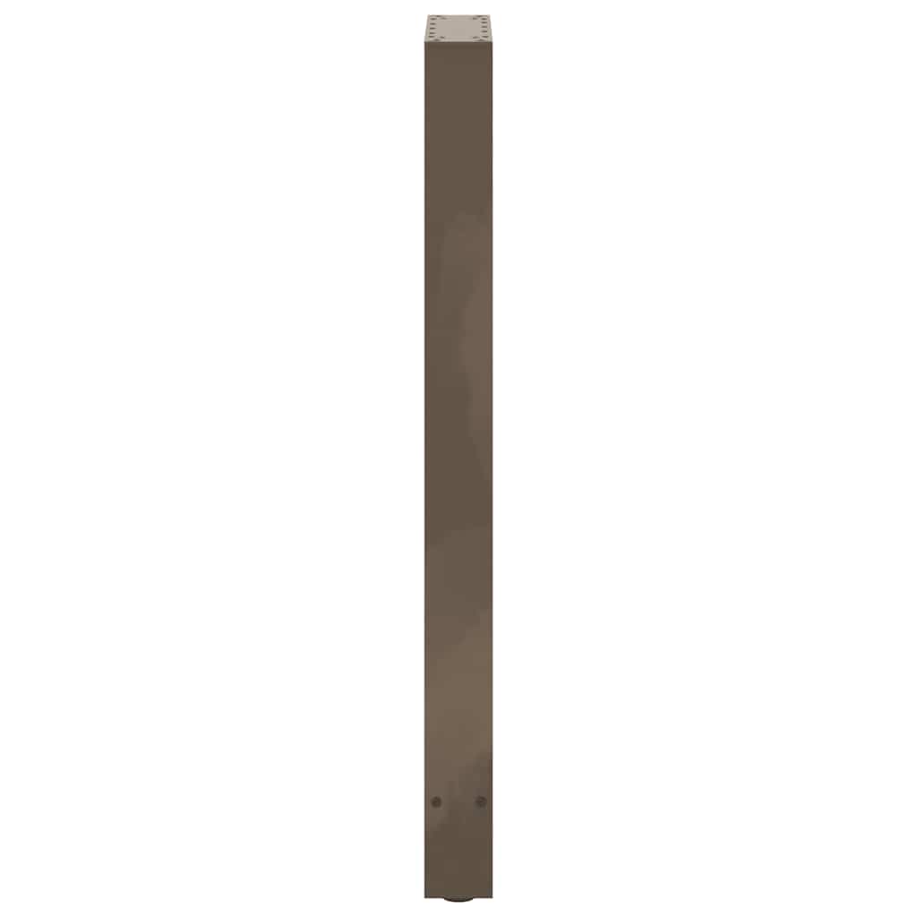 Barbordben naturstål 2 stk 50x(100-101) cm stål