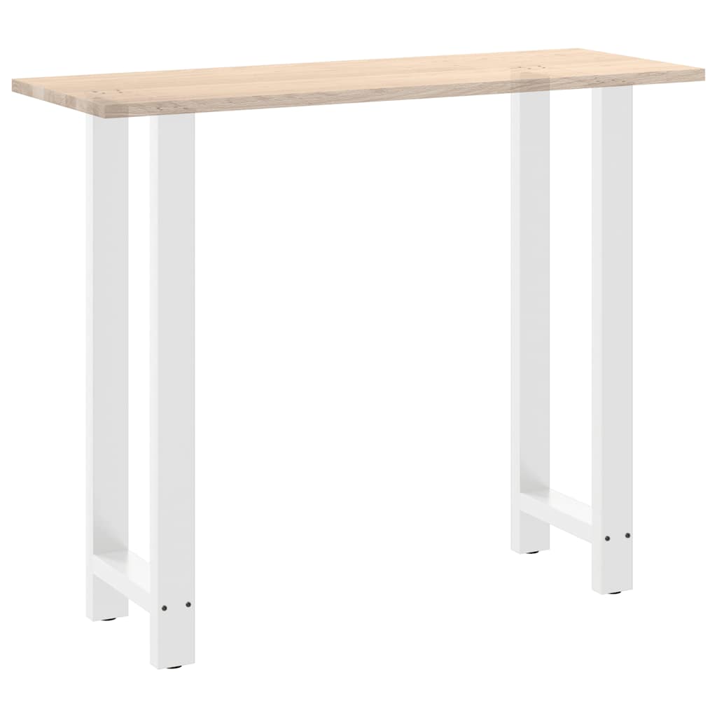 Barbordben hvite 2 stk 40x(110-111) cm stål