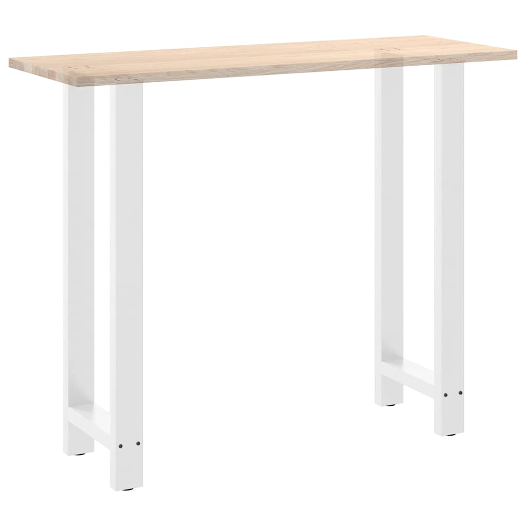 Barbordben hvite 2 stk 50x(110-111) cm stål