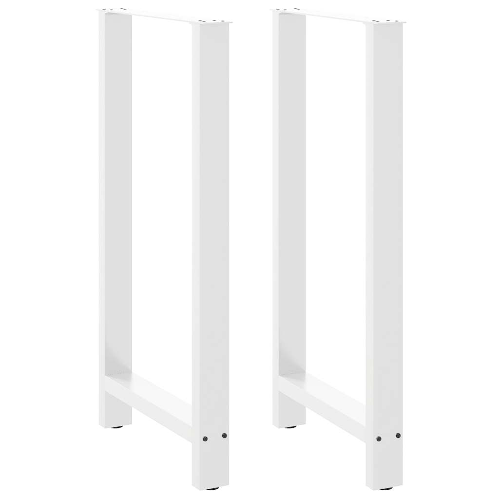 Barbordben hvite 2 stk 60x(110-111) cm stål