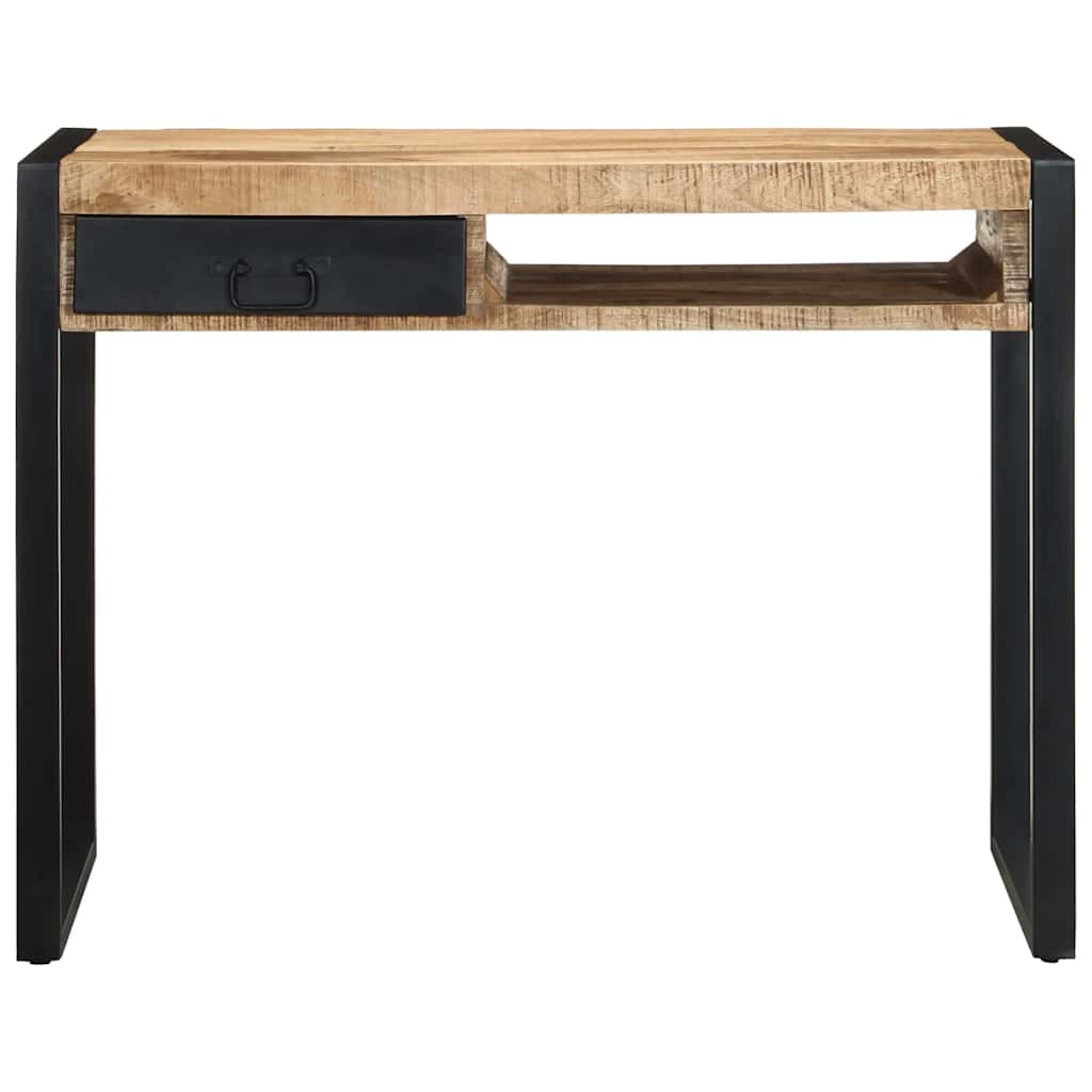 Skrivebord 100x50x75 cm grovt heltre mangotre vidaXL