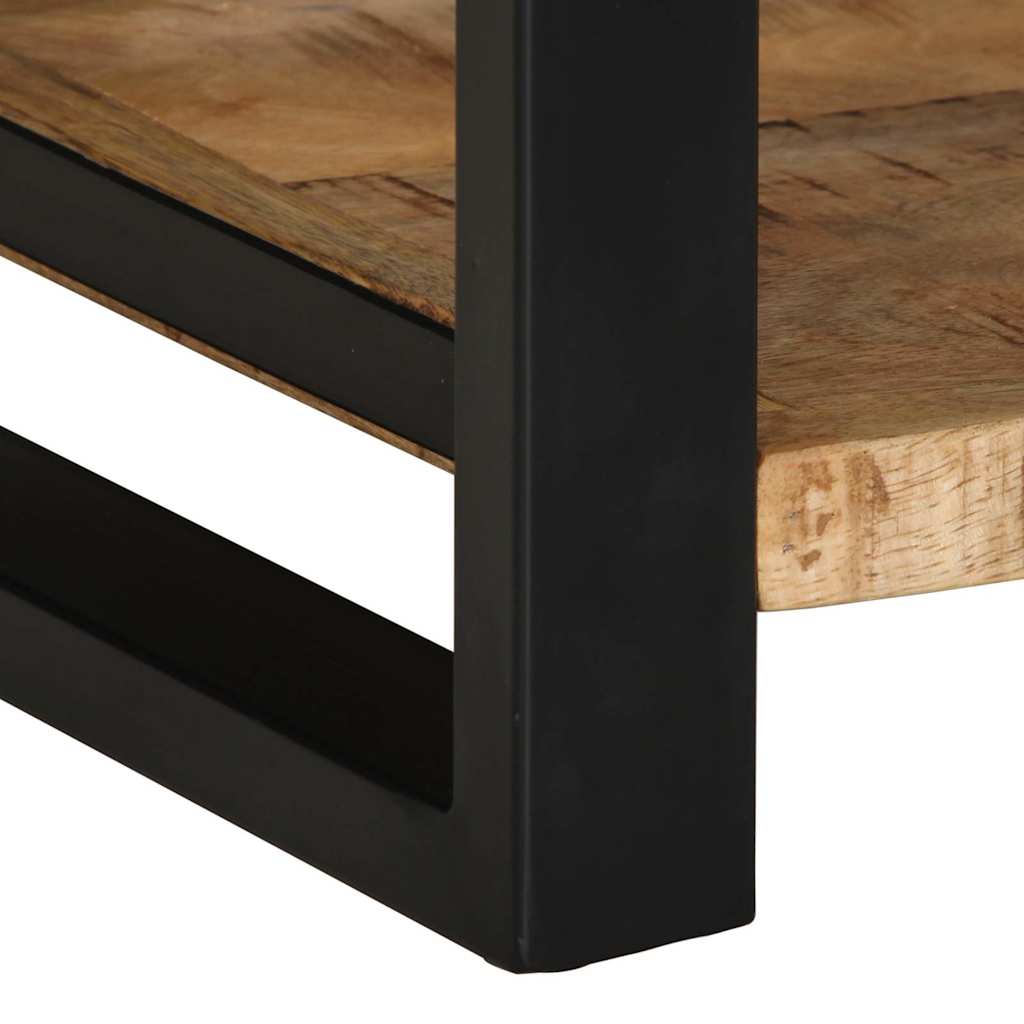 Sidebord 40x40x50 cm grovt heltre mango