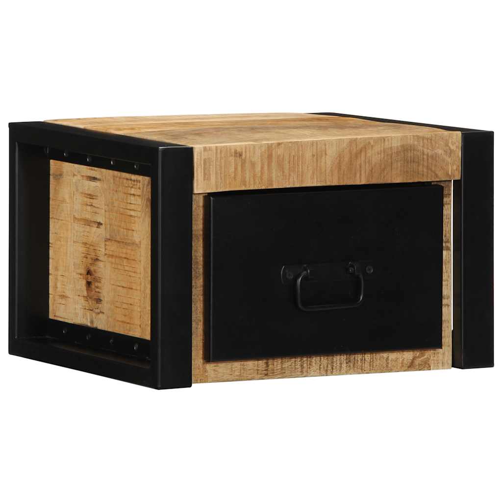 Nattbord 40x35x25 cm grovt heltre mangotre