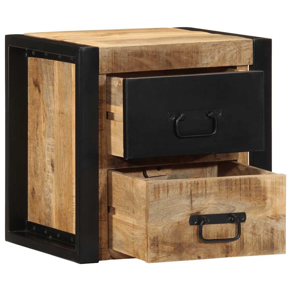 Nattskap 2 stk 40x35x40 cm grovt heltre mangotre