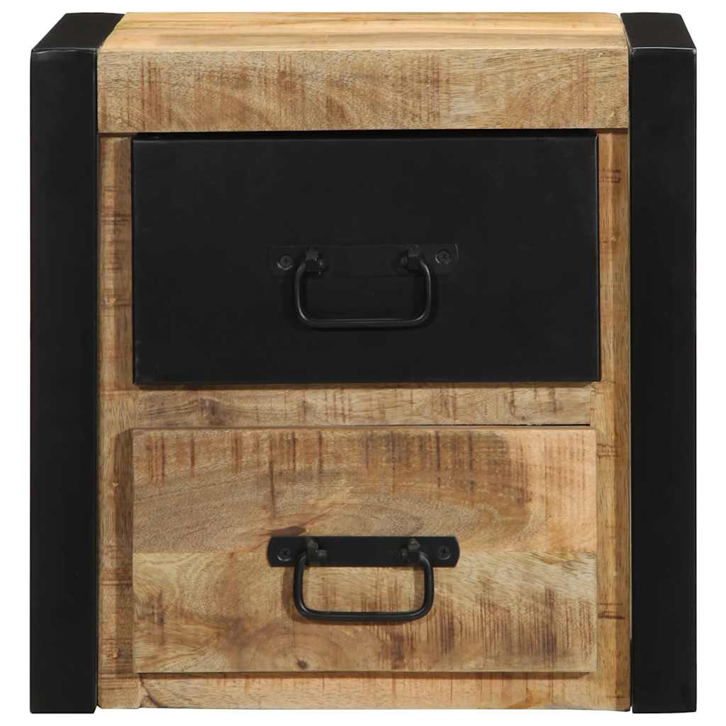 Nattskap 2 stk 40x35x40 cm grovt heltre mangotre