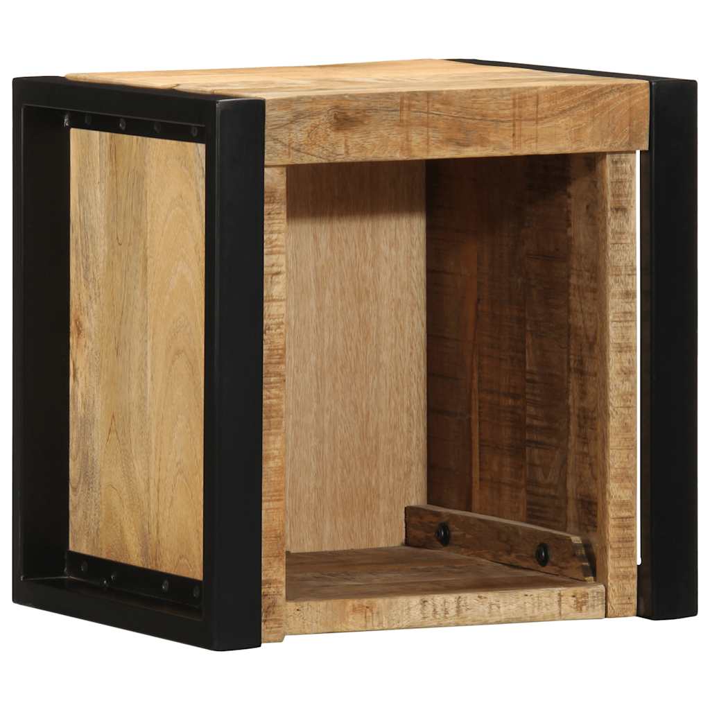 Nattskap 2 stk 40x35x40 cm grovt heltre mangotre