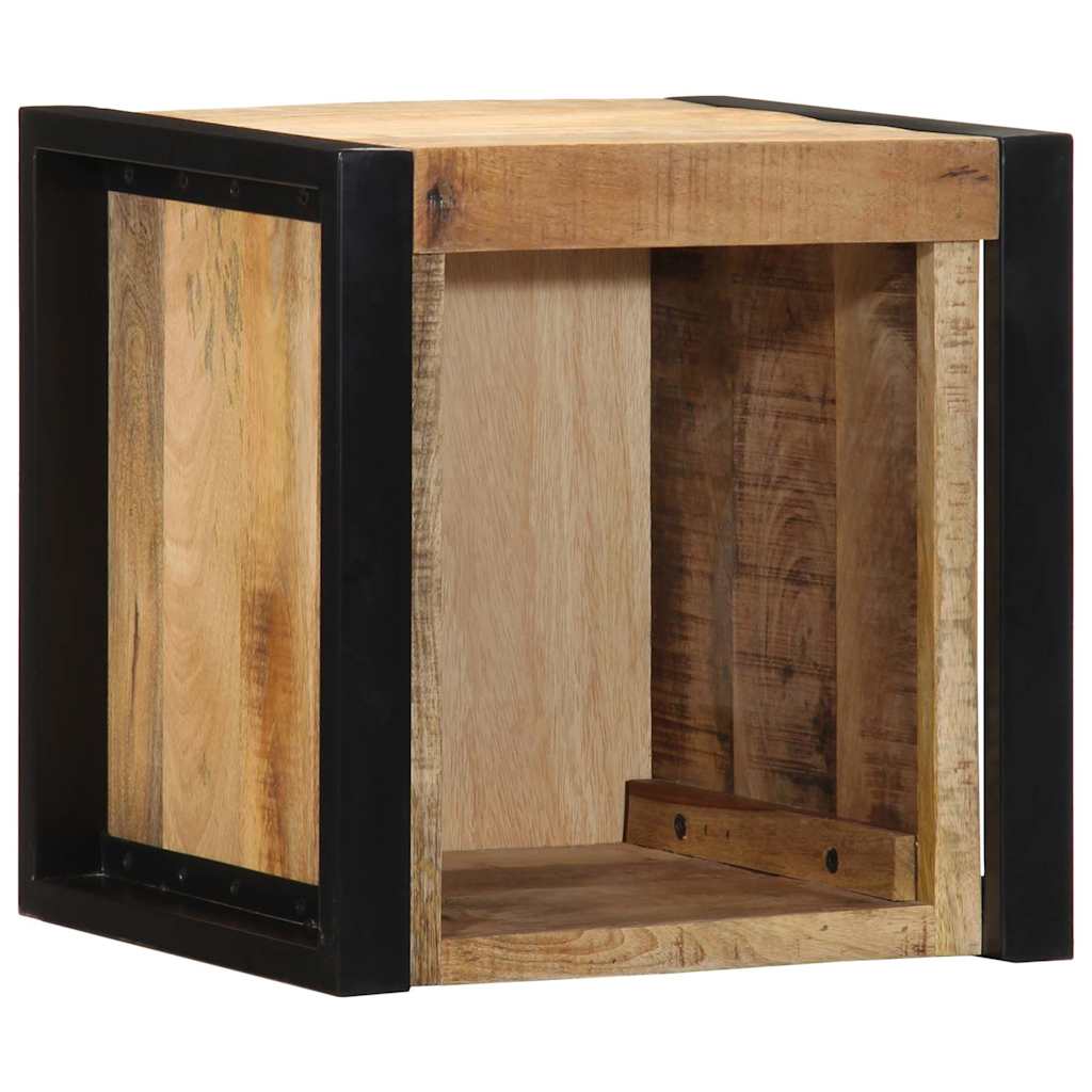 Nattskap 2 stk 40x35x40 cm grovt heltre mangotre
