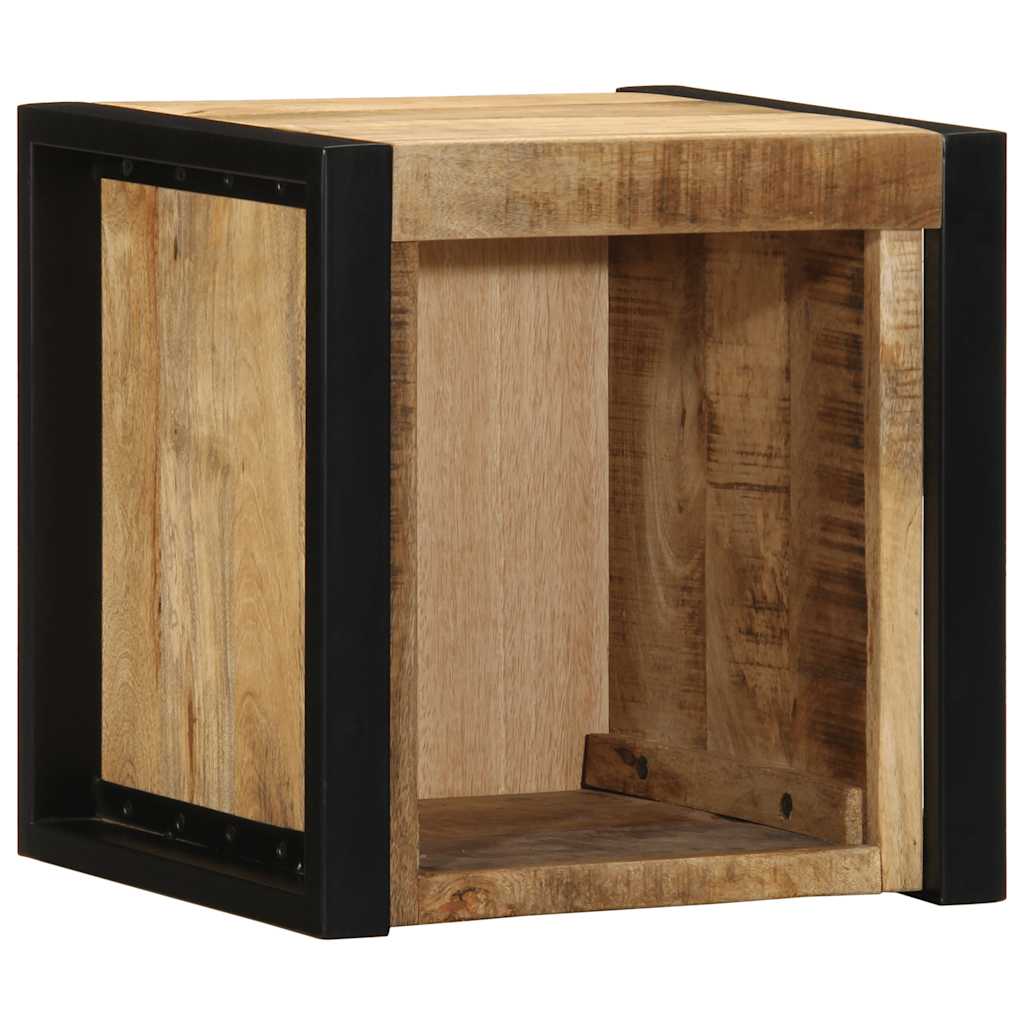 Nattskap 2 stk 40x35x40 cm grovt heltre mangotre
