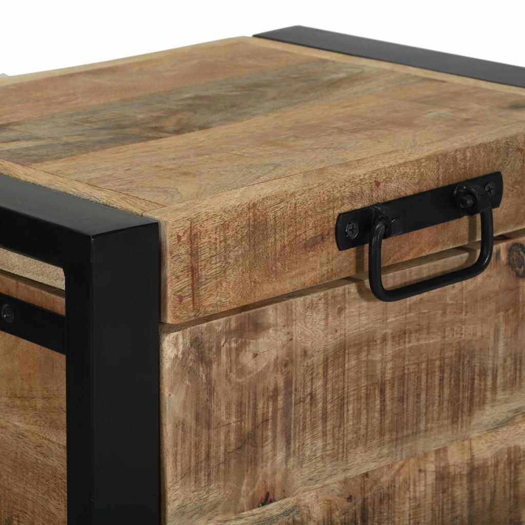 Oppbevaringskister Brun 40 x 30 x 30 cm Massivt mangotre