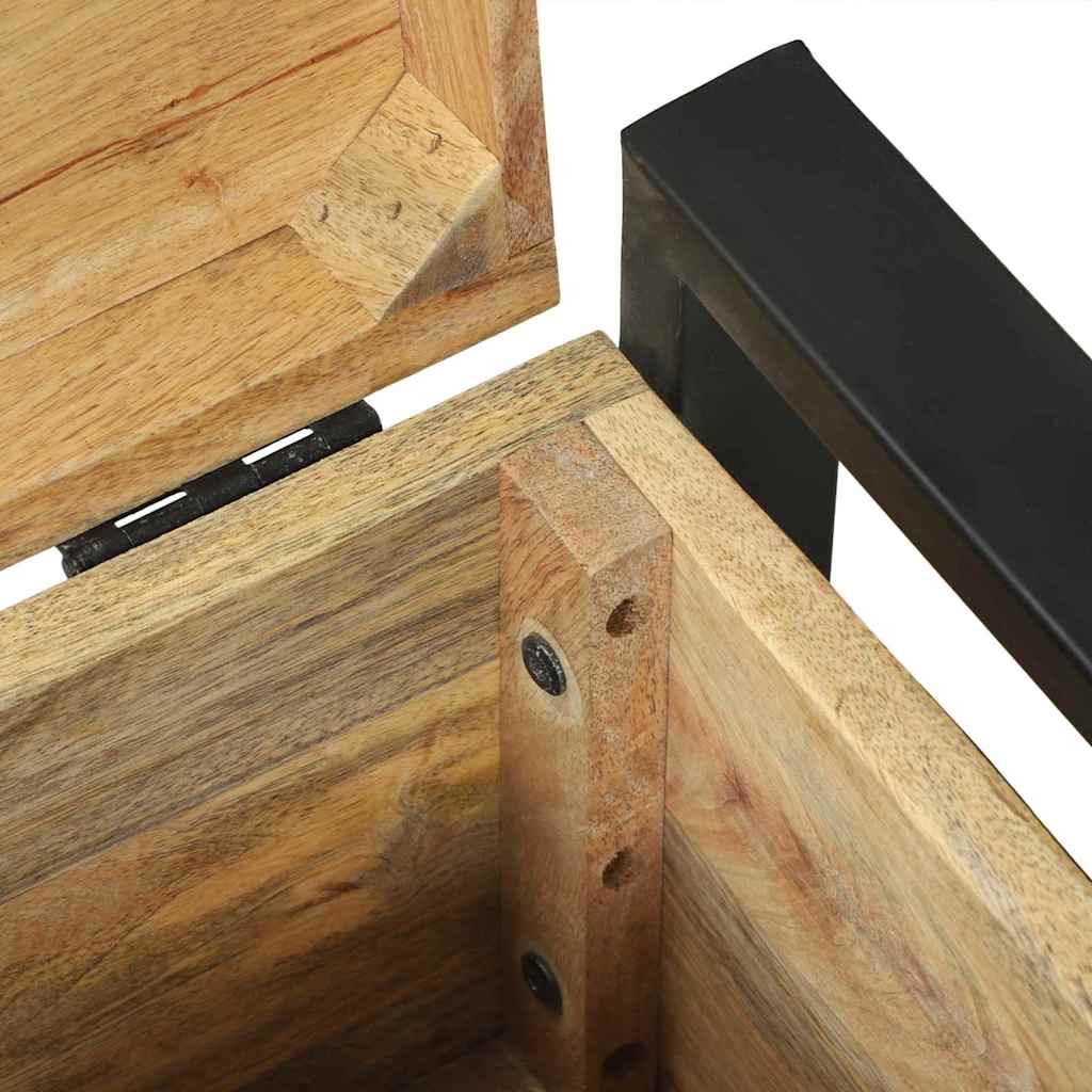Oppbevaringskister Brun 40 x 30 x 30 cm Massivt mangotre