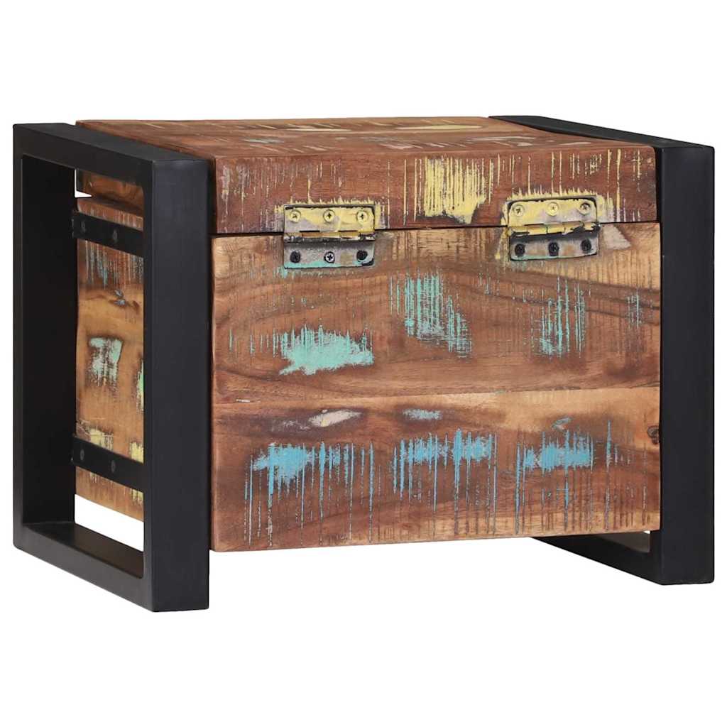Oppbevaringskister 40 x 30 x 30 cm Massivt gjenvunnet tre