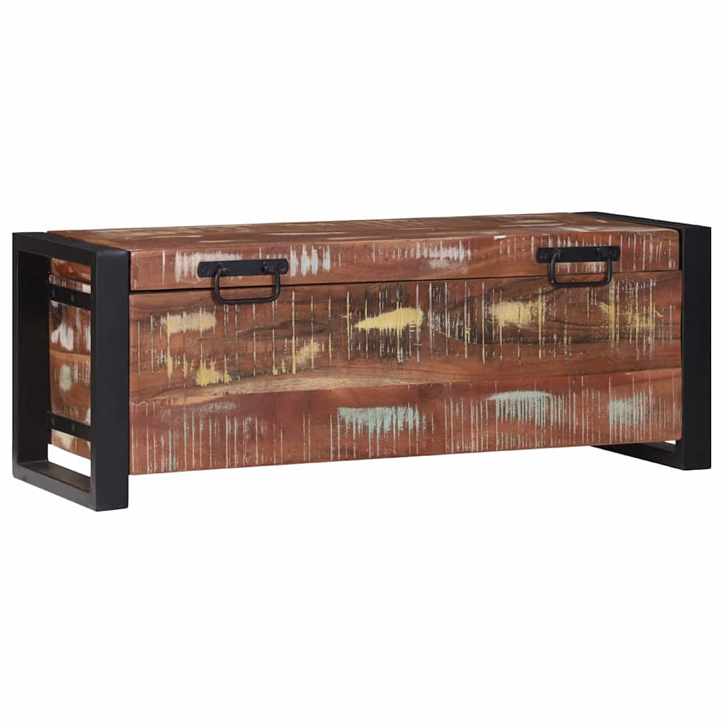 Oppbevaringskister 80 x 30 x 30 cm Massivt gjenvunnet tre