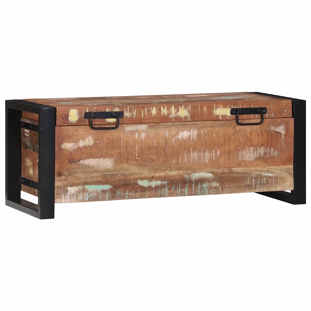Oppbevaringskister 80 x 30 x 30 cm Massivt gjenvunnet tre