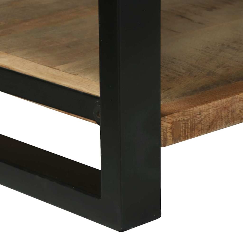 Lagringsboks med lagring Brun 80 x 35 x 45 cm Massivt mangotre