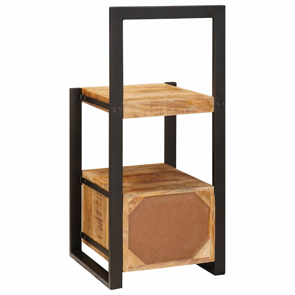 Klesstativ med skuff Brun 40 x 40 x 90 cm Massiv mango tre