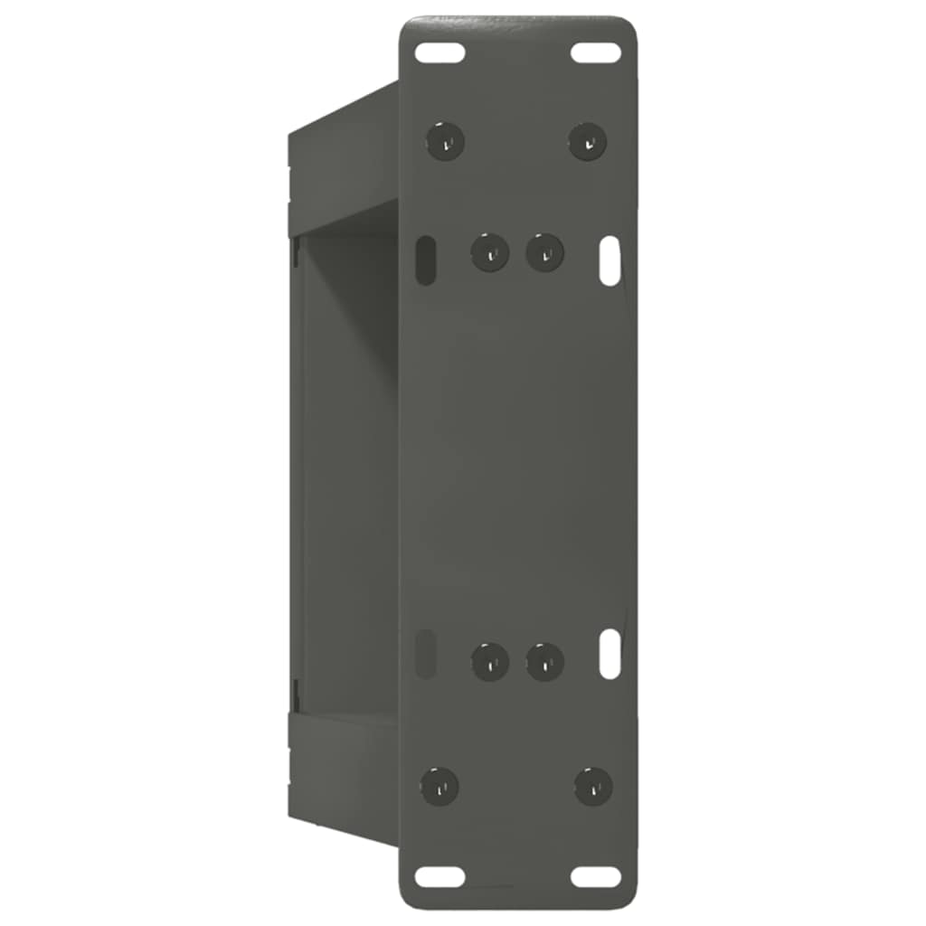 Salongbordben U-formet 2 stk antrasitt 30x(30-31) cm stål