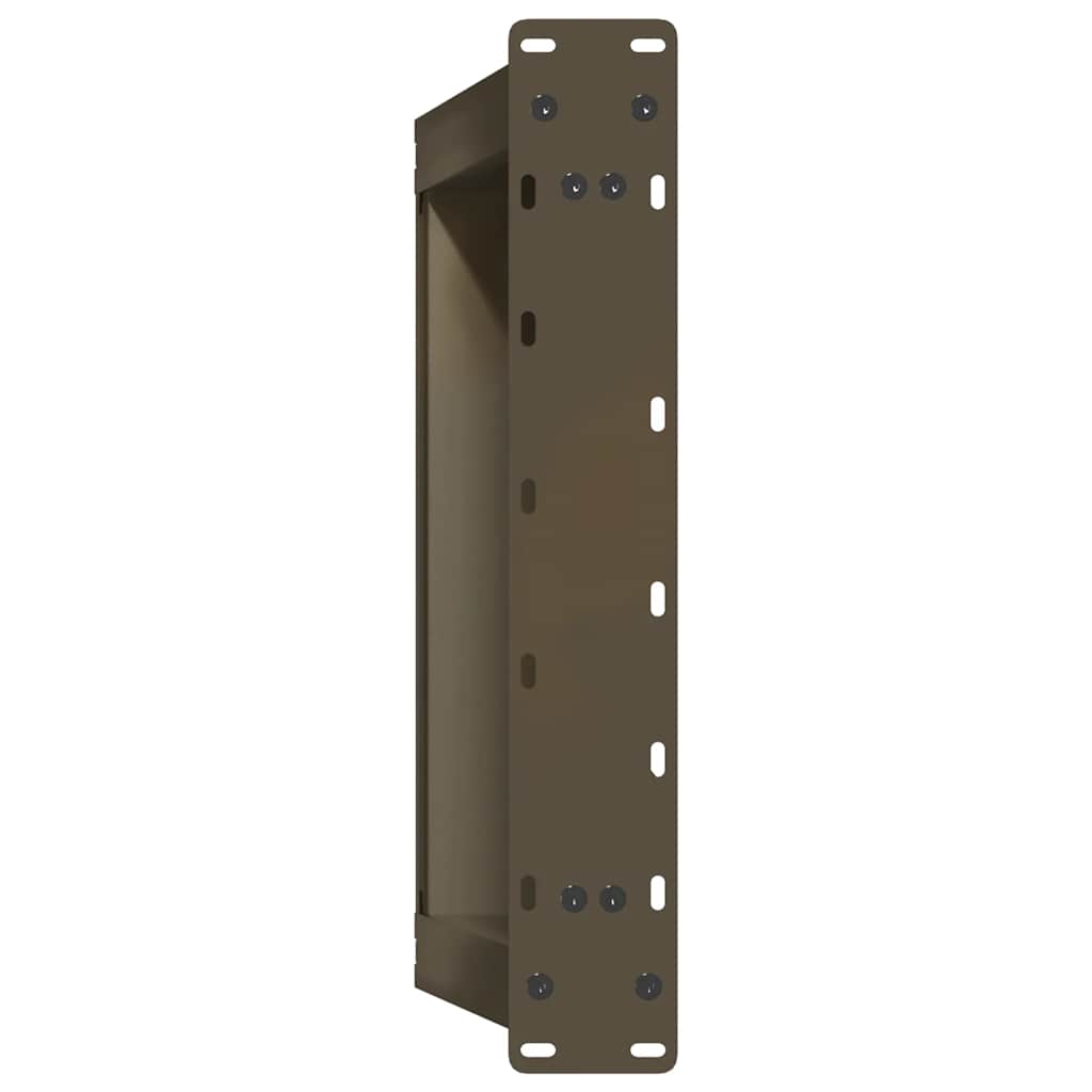 Salongbordben U-formet 2 stk naturstål 40x(30-31) cm stål
