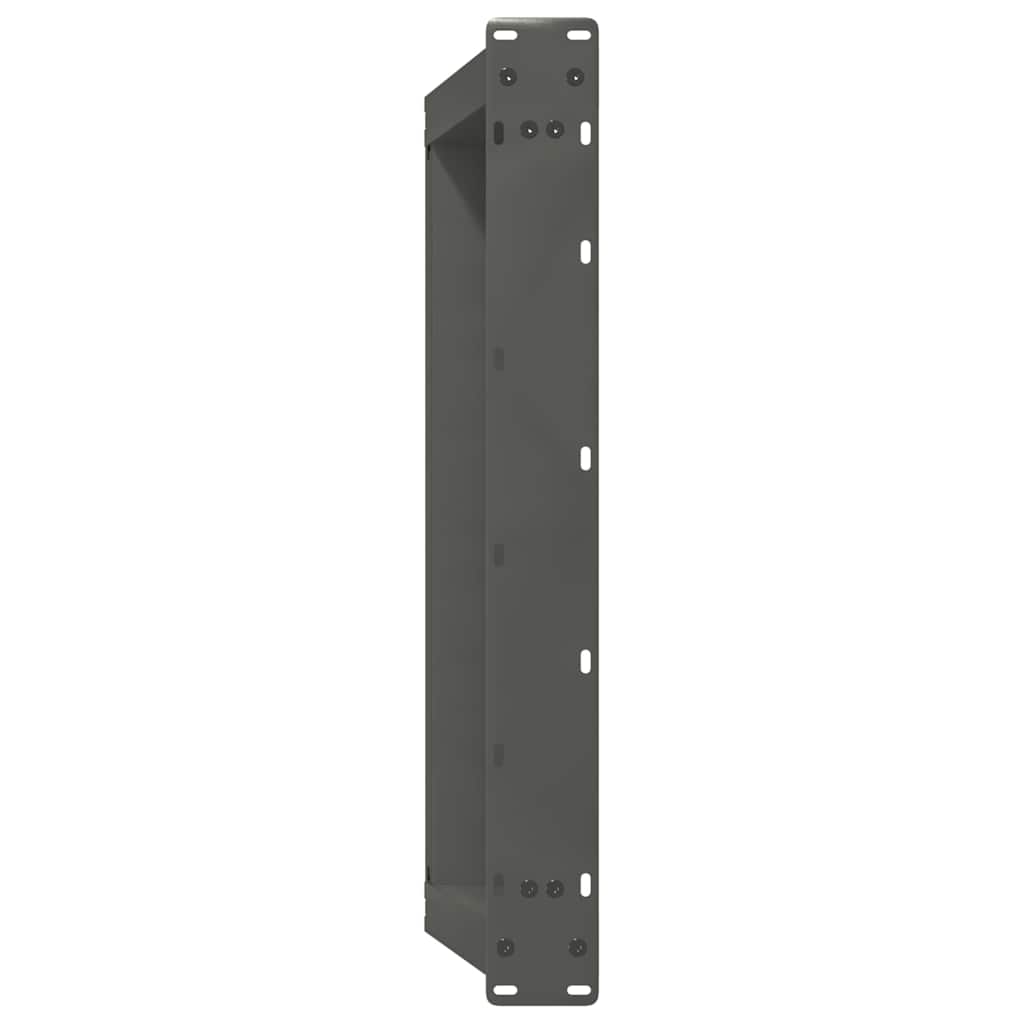 Salongbordben U-formet 2 stk antrasitt 70x(30-31) cm stål