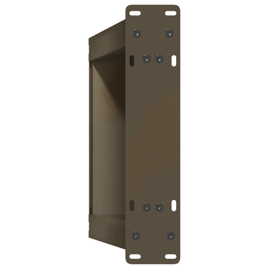 Salongbordben U-formet 2 stk naturstål 28 x (42-43) cm stål